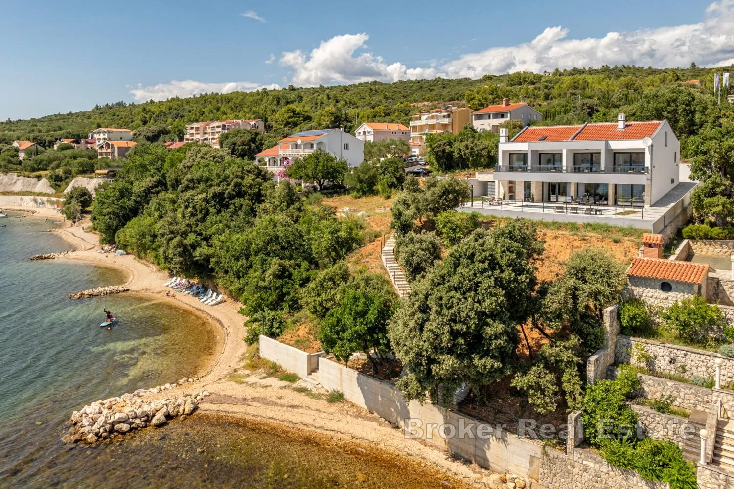 moderna vila prvi red do mora, s bazenom i direktnim pristupom plaži - slika 3
