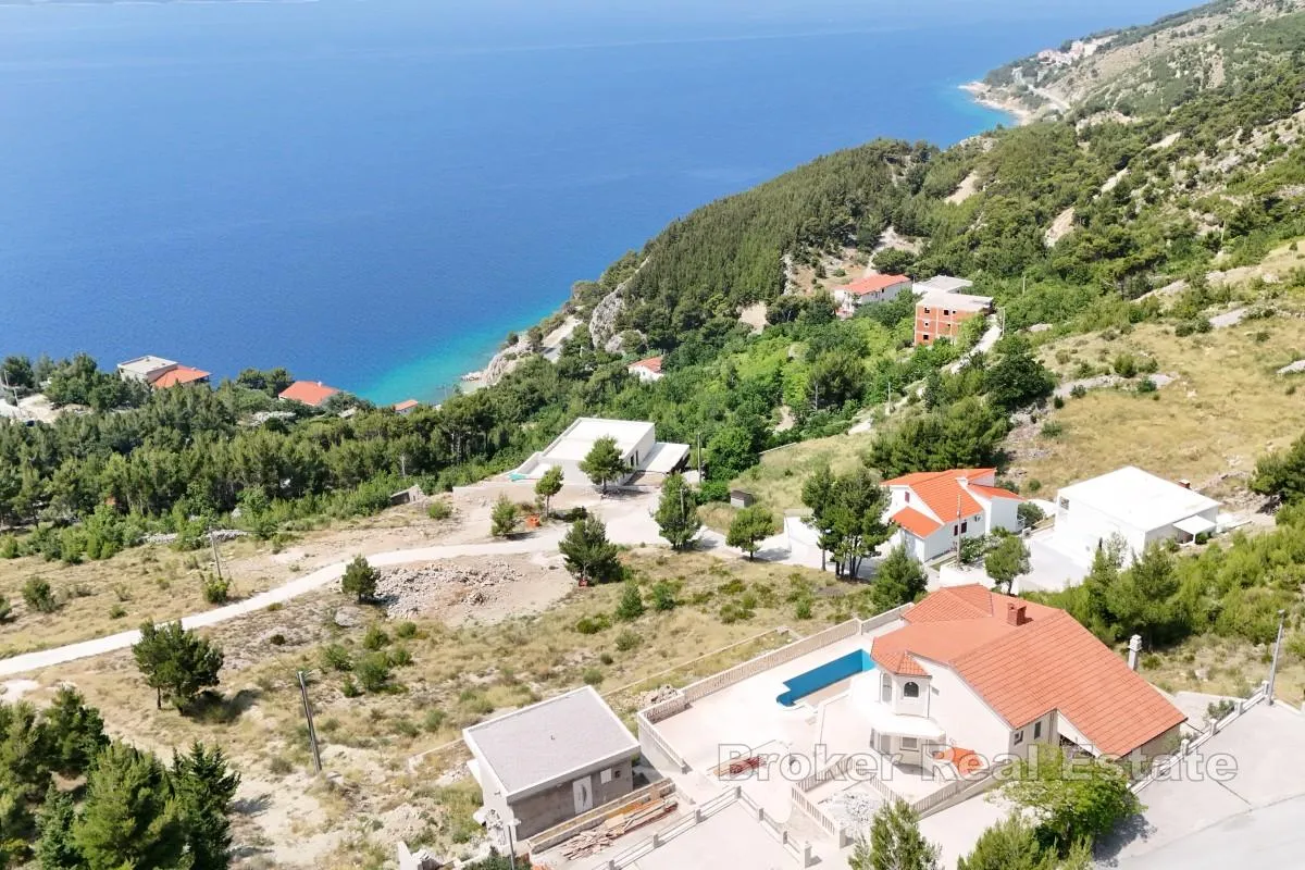 Panoramska kuća za renovaciju s prekrasnim pogledom na more - Omiš