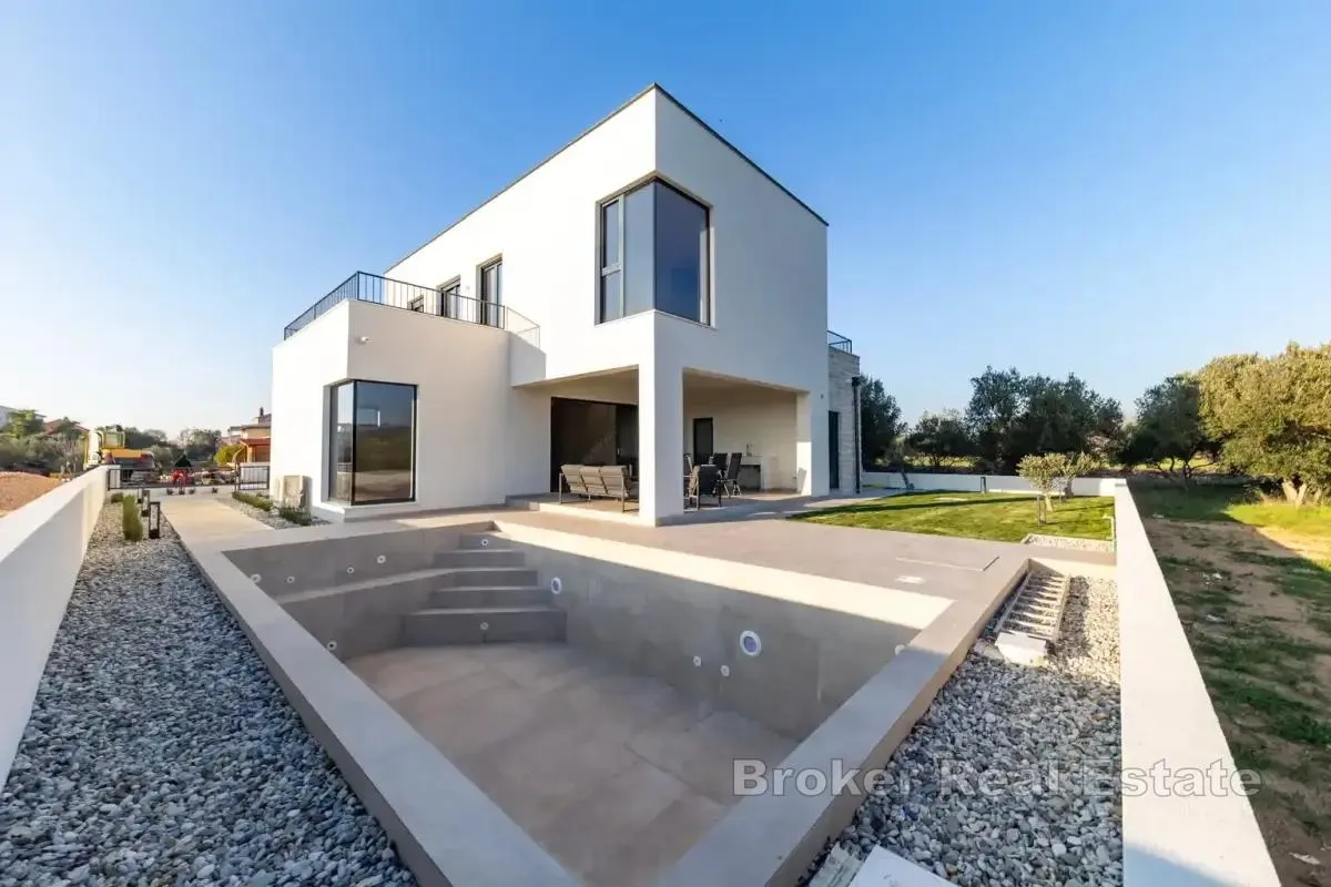 Moderna vila s panoramskim pogledom na more - Sukošan