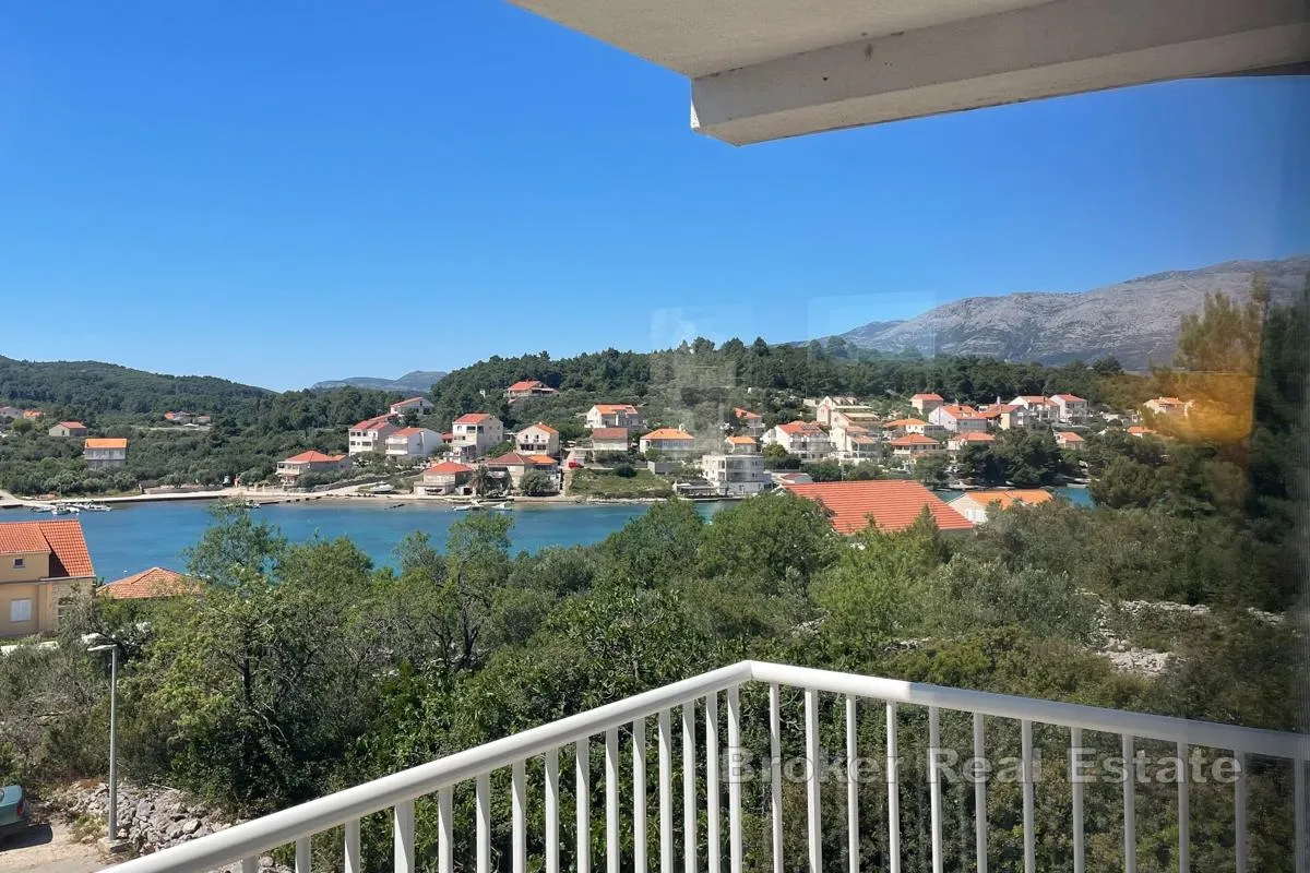Dvoetažni apartman s pogledom na more, na atraktivnoj lokaciji - Korčula