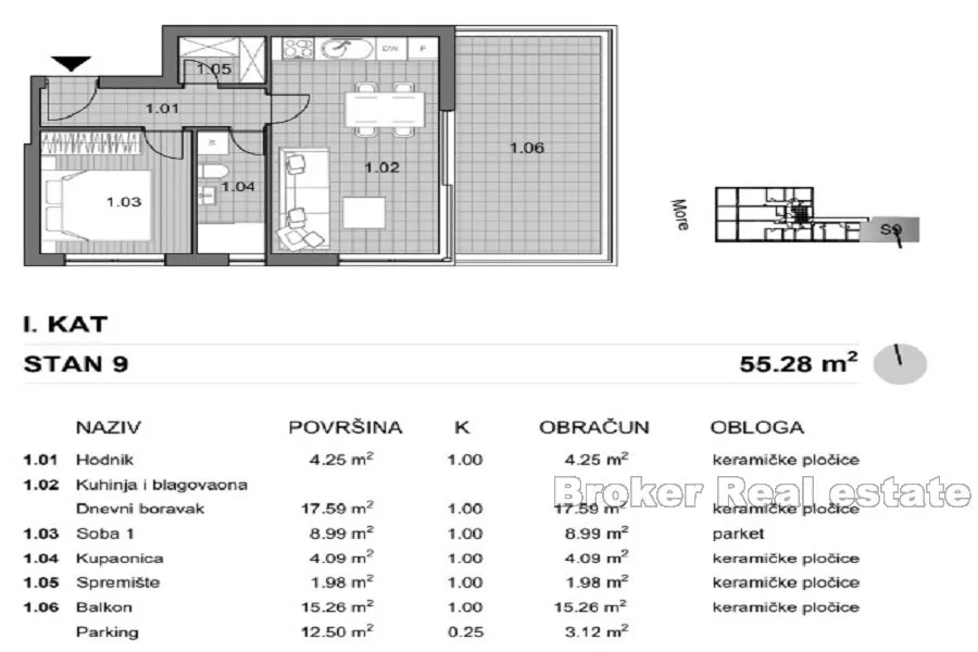 apartmani prvi red do mora - slika 10