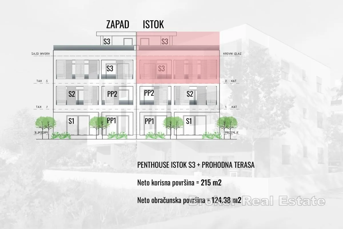 dvoetažni penthouse s panoramskim pogledom na more - slika 23