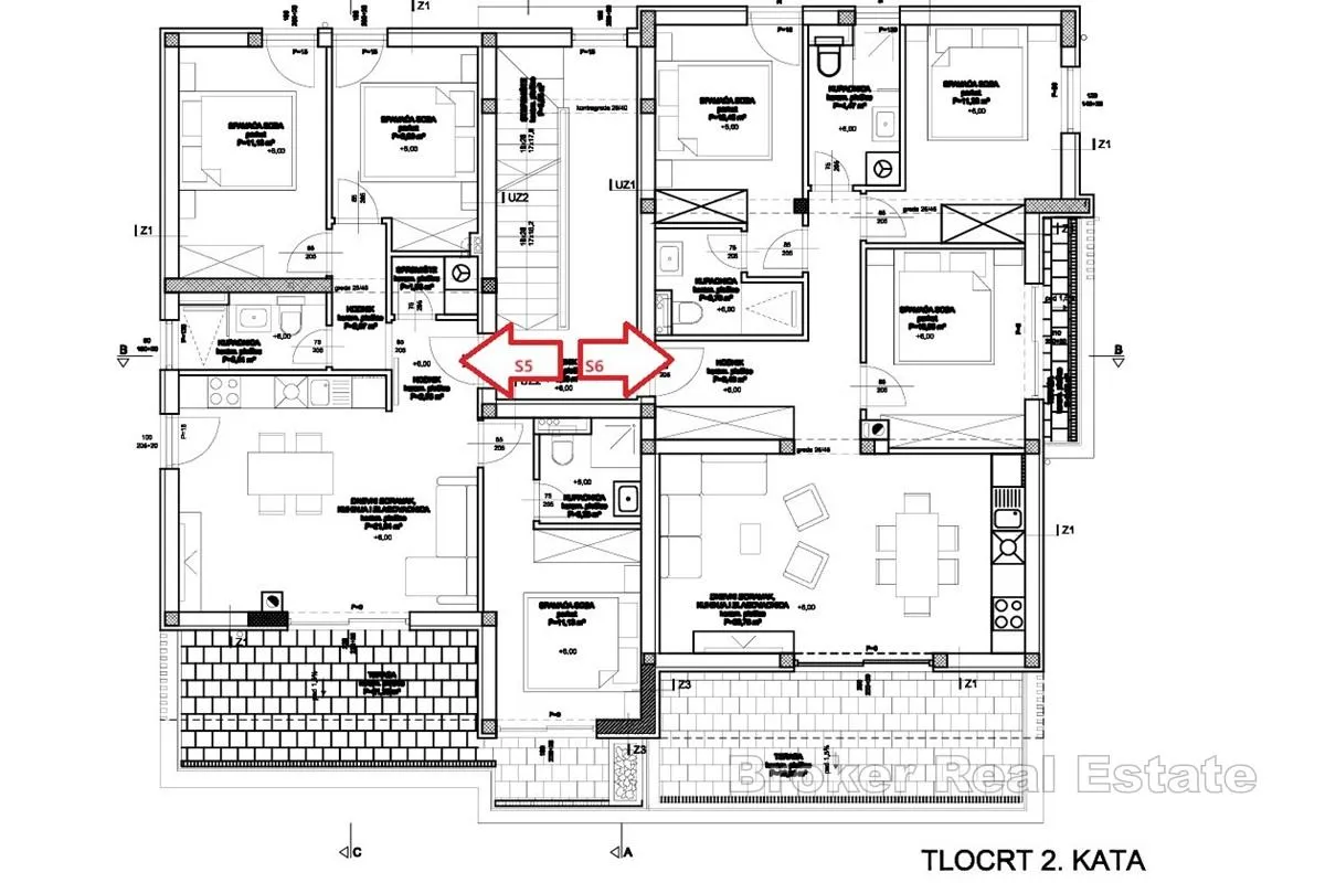 moderan apartman s krovnom terasom - slika 9