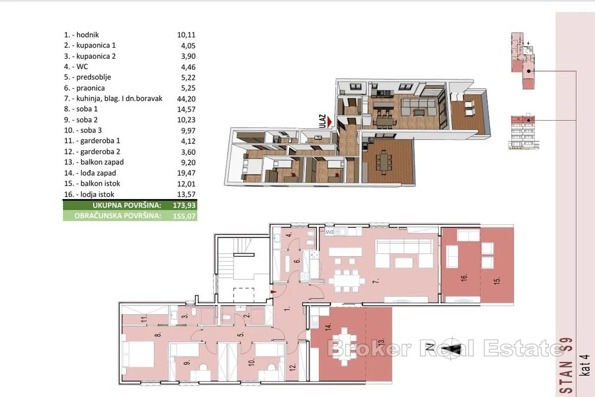 luksuzan penthouse s otvorenim pogledom na more - slika 12