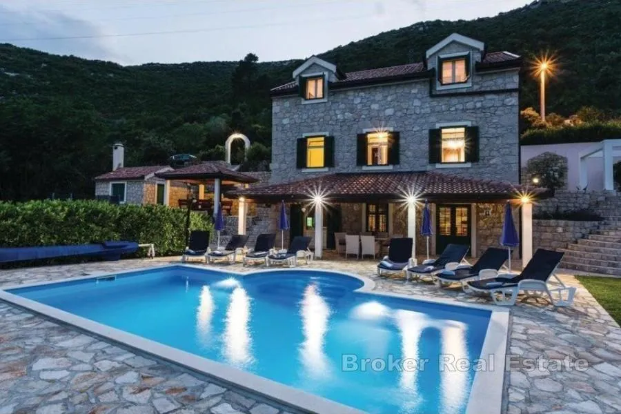 kamena vila s bazenom okružena prirodom i privatnošću - slika 16