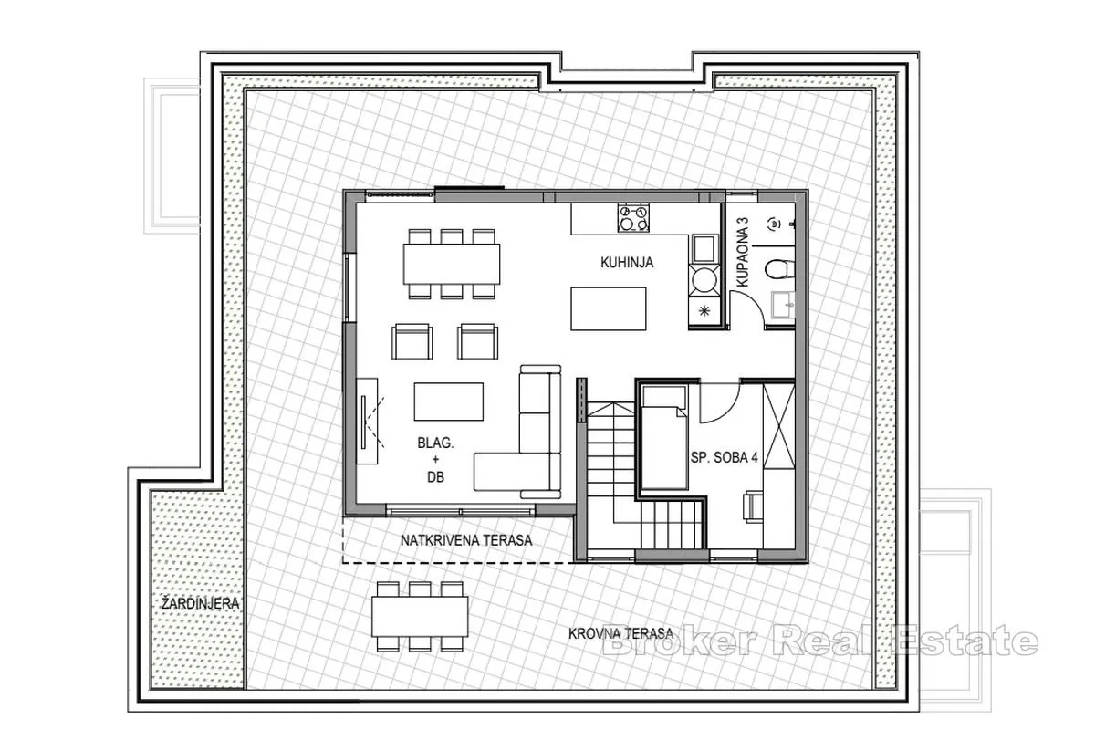 penthouse s otvorenim pogledom na more - slika 9