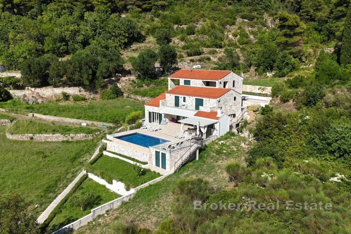 Vila sa šest spavaćih soba i panoramskim pogledom na more - Suđurađ, Dubrovnik