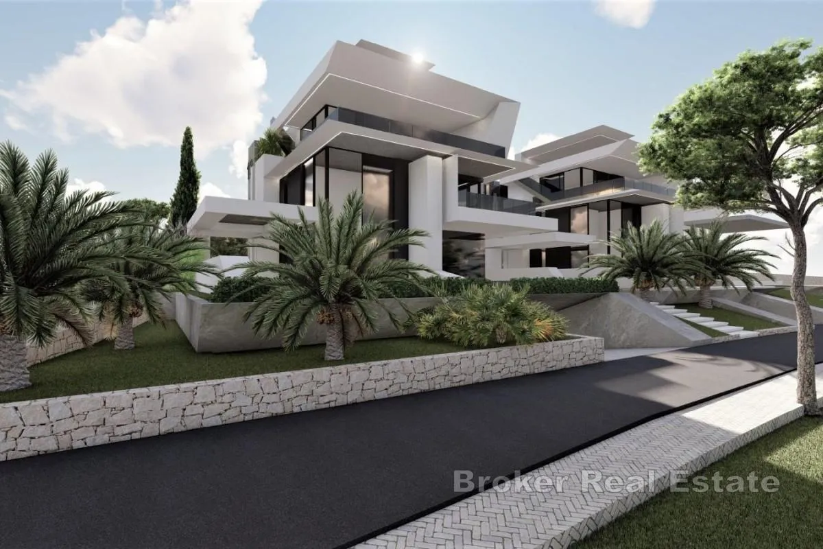 Penthouse s krovnom terasom i otvorenim pogledom na more - Krk