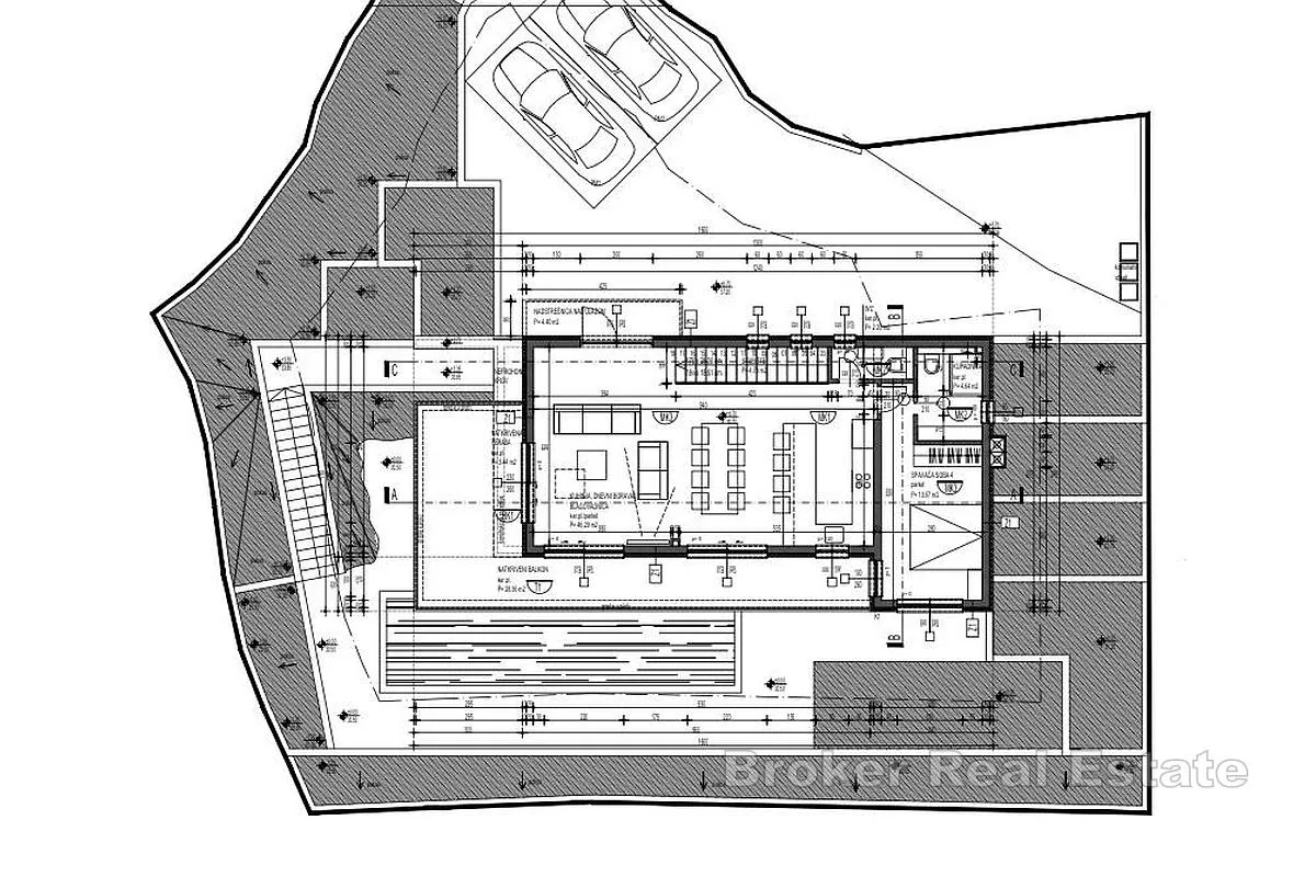 građevinsko zemljište s projektom i panoramskim pogledom na more - slika 8