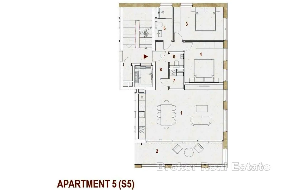 apartman u novogradnji na odličnoj lokaciji - slika 20
