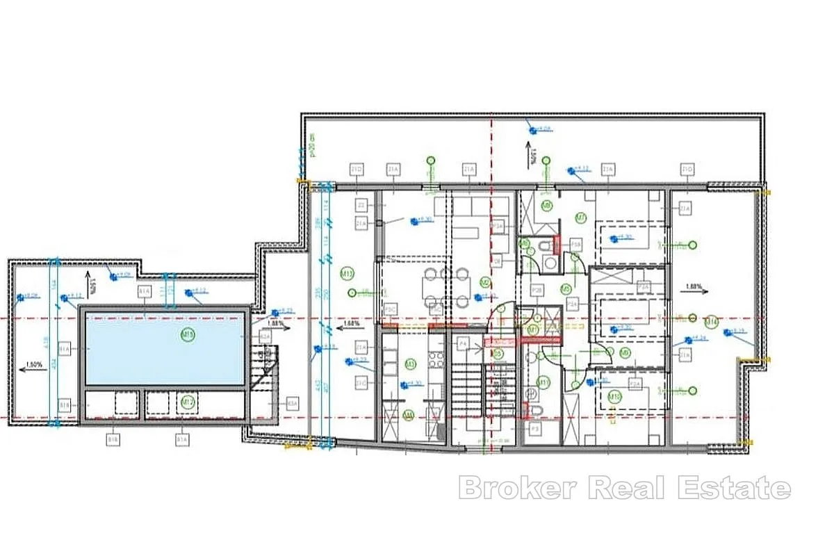 luksuzni penthouse s vlastitim bazenom i pogledom na more - slika 6