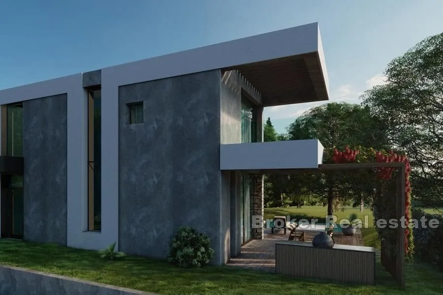 građevinsko zemljište sa projektom vile sa bazenom - slika 4