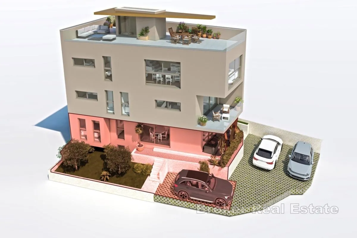 novoizgrađena zgrada s tri stana u centru - slika 4
