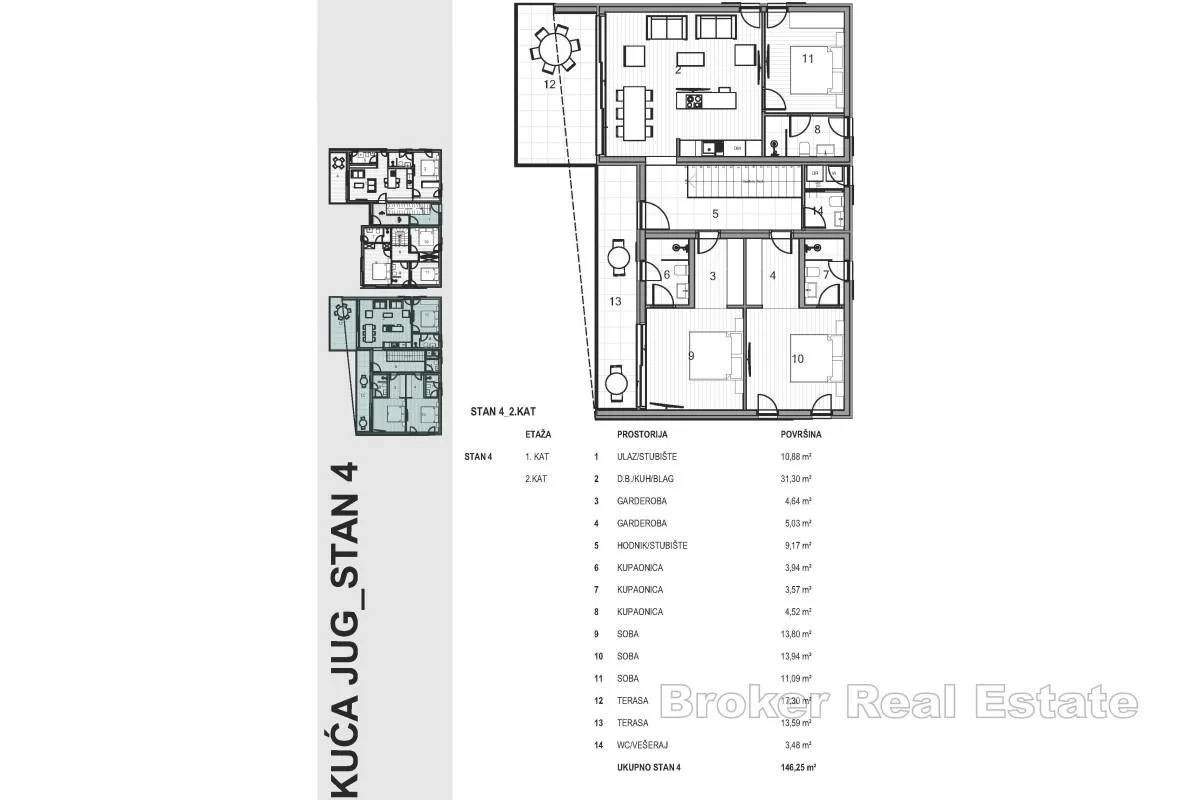 moderan penthouse s pogledom na more - slika 6