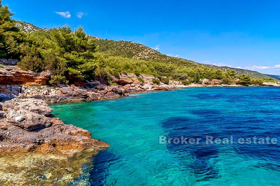 Građevinsko zemljište s pogledom na more - Hvar