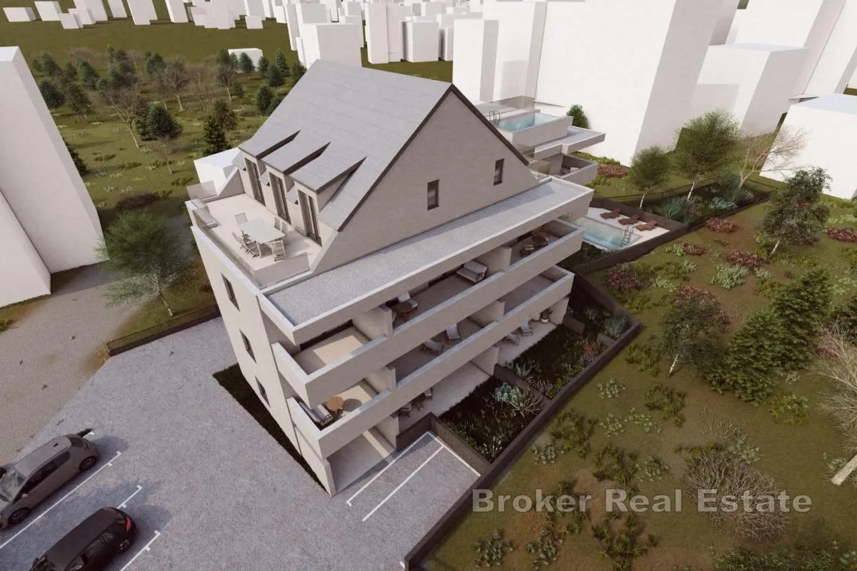 luksuzni penthouse s vlastitim bazenom i pogledom na more - slika 4