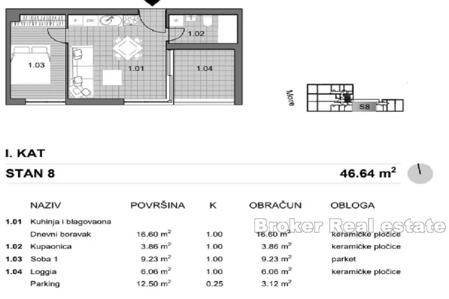 apartmani prvi red do mora - slika 7