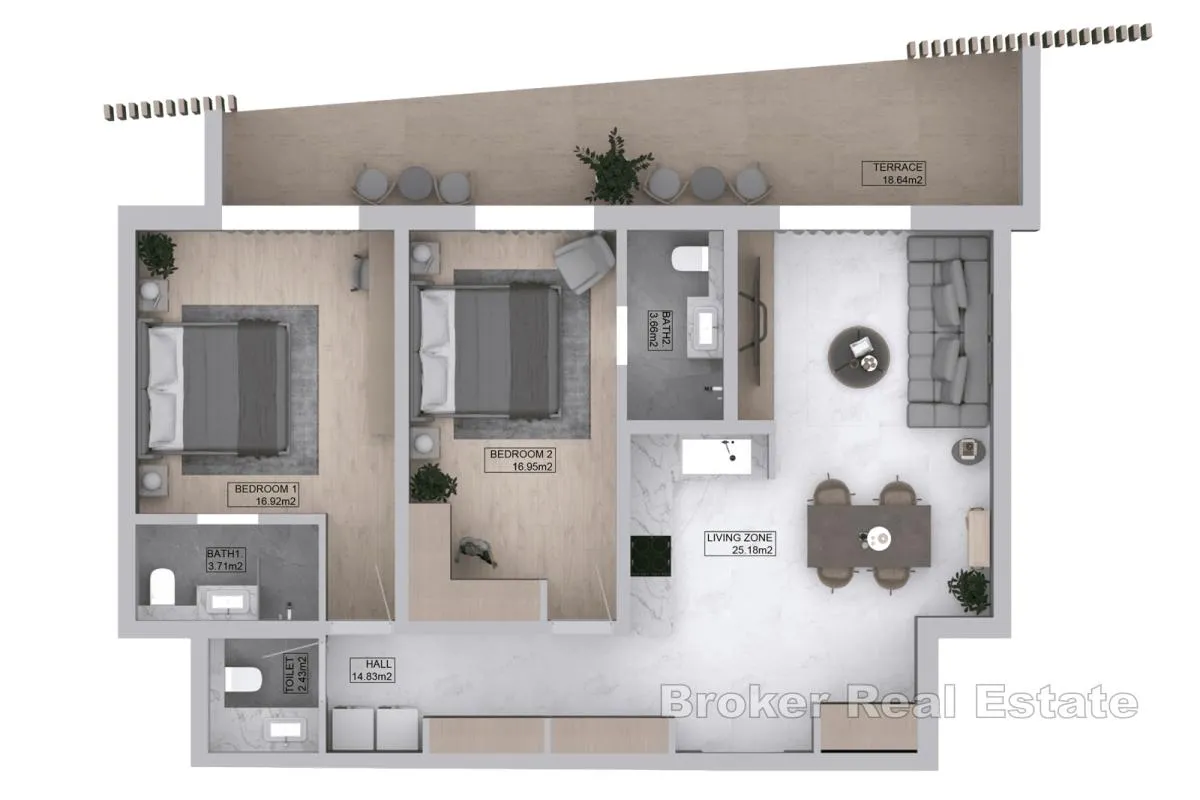 novoizgrađeni apartmani na prodaju - slika 11