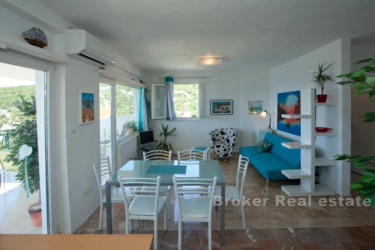 apartmanska kuća drugi red od mora s otvorenim pogledom na more - slika 4