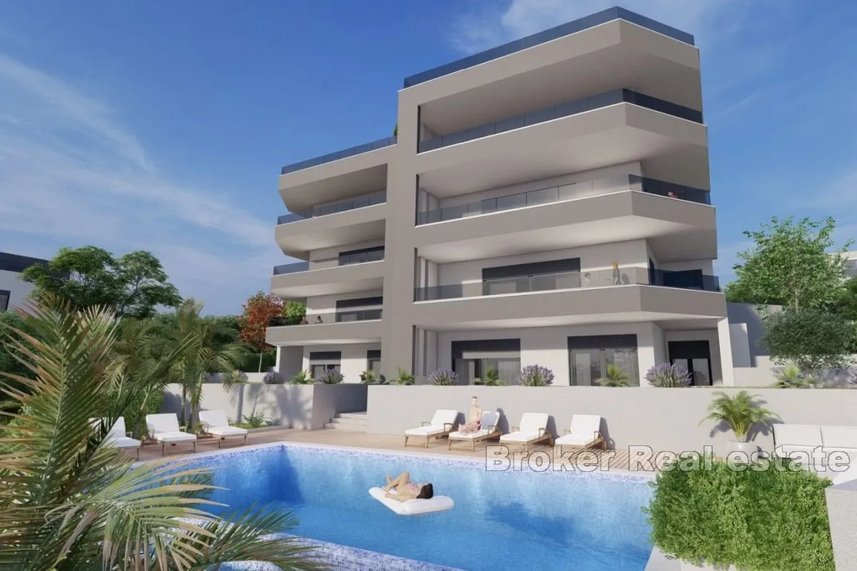 apartmani u izgradnji s bazenom i pogledom na more - slika 4