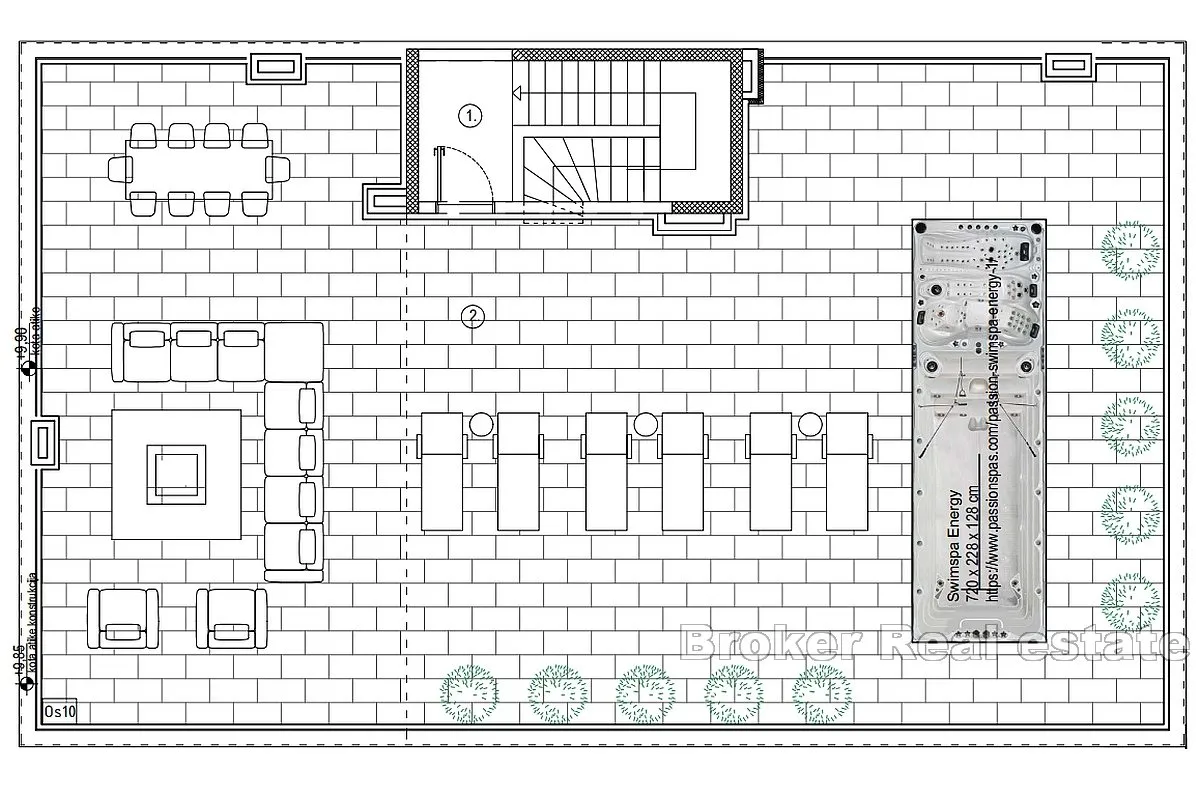 prostrani penthouse s otvorenim pogledom na more - slika 6