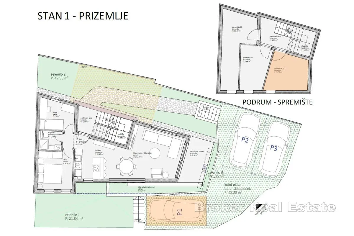 novoizgrađena zgrada s tri stana u centru - slika 5