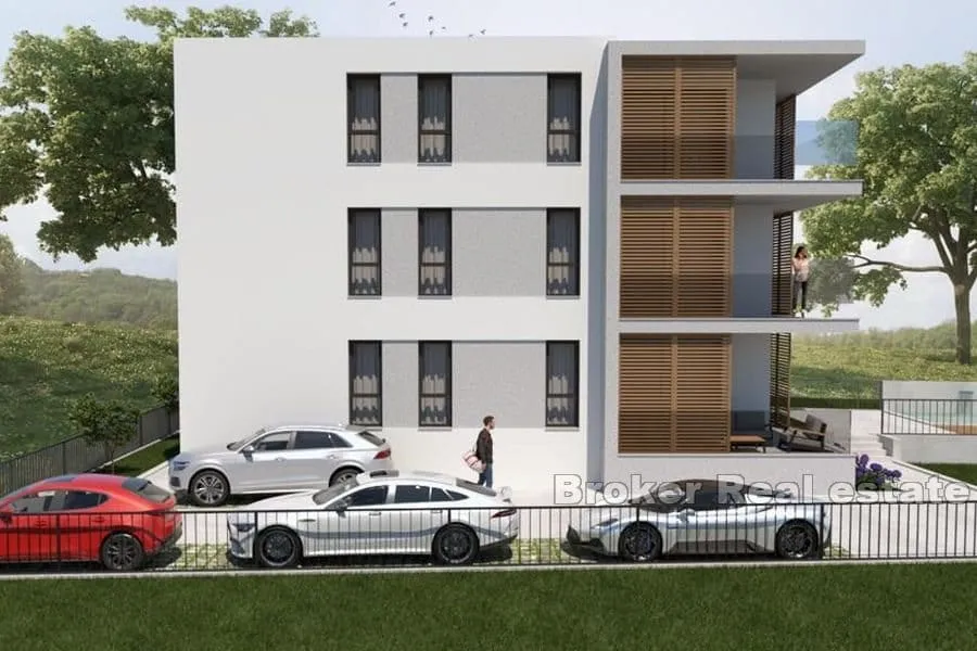 apartmanska kuća s bazenom blizu mora - slika 3