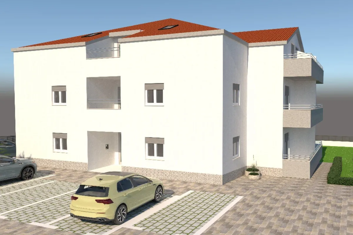 moderan apartman u novogradnji s pogledom na more - slika 8