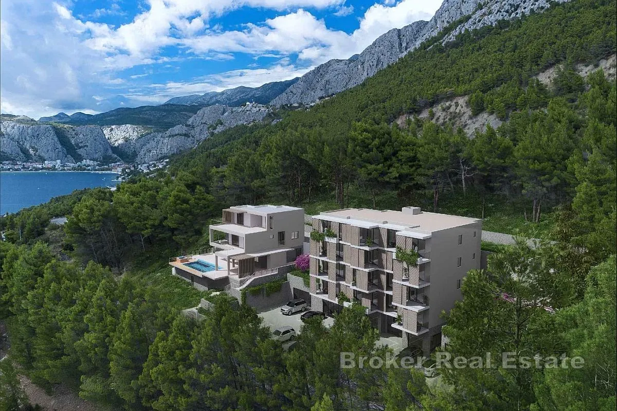 moderni trosobni apartmani s pogledom na more - slika 3