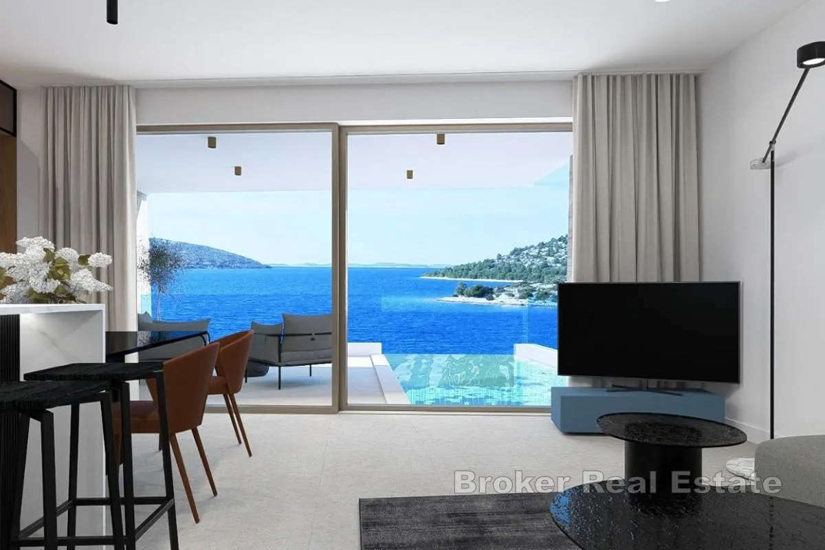 penthouse s bazenom i krovnom terasom - otvoren pogled na more - slika 3
