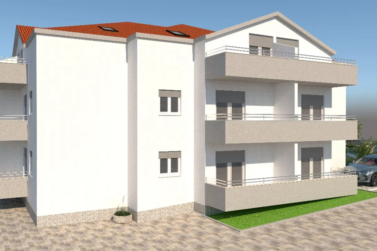 moderan apartman u novogradnji s pogledom na more - slika 1