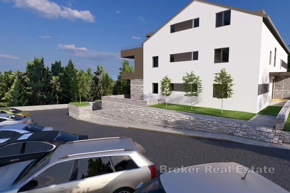 moderan apartman u novogradnji s pogledom na more - slika 6