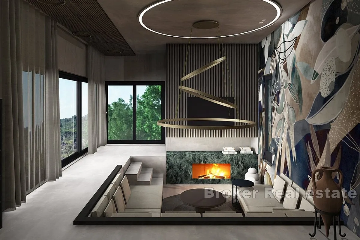 novoizgrađena vila s bazenom i pogledom na more - slika 7
