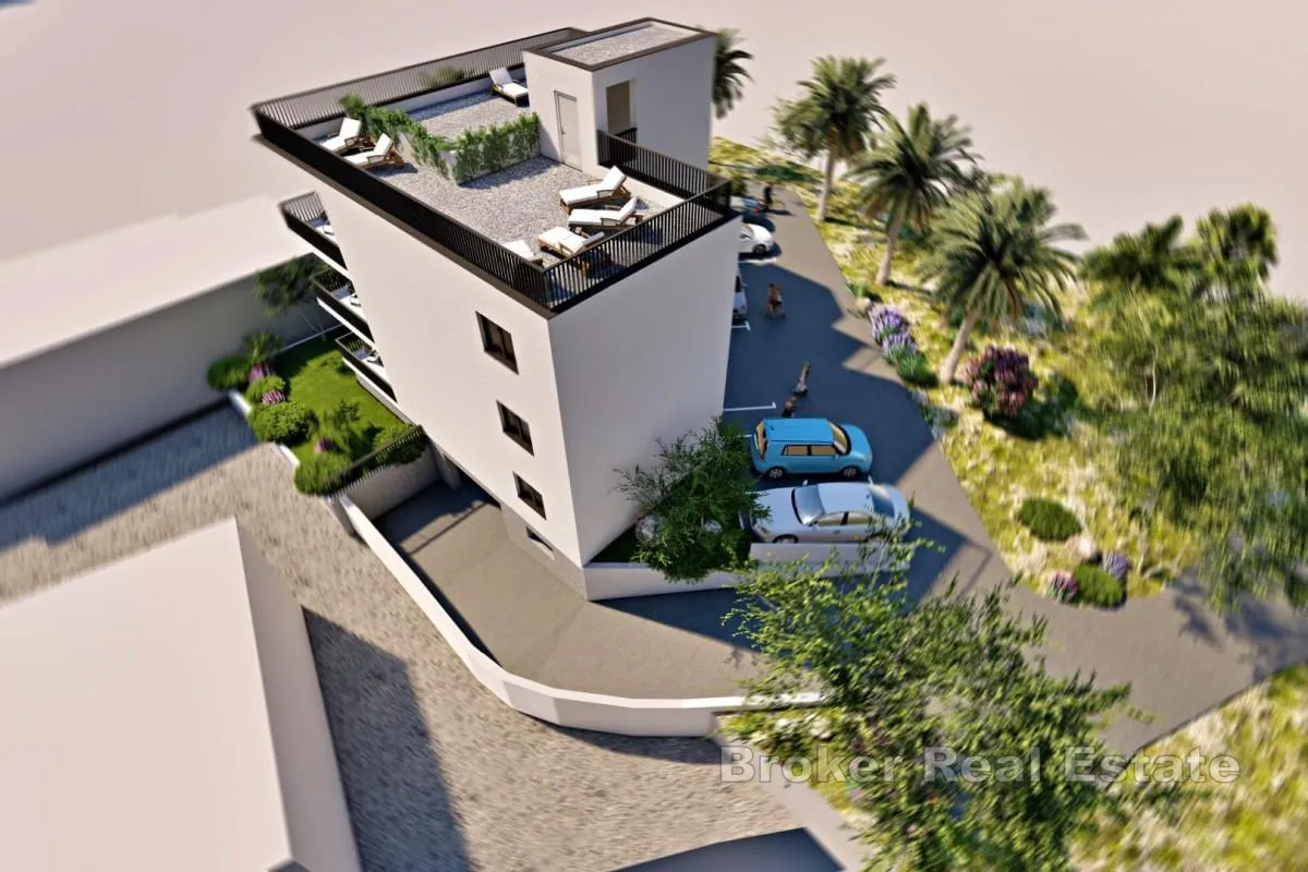 moderan dvosoban penthouse stan s pogledom na more - slika 9