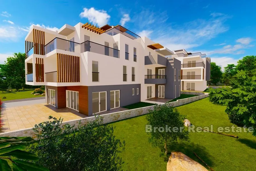 Luksuzni novoizgrađeni apartmani uz more - Vodice