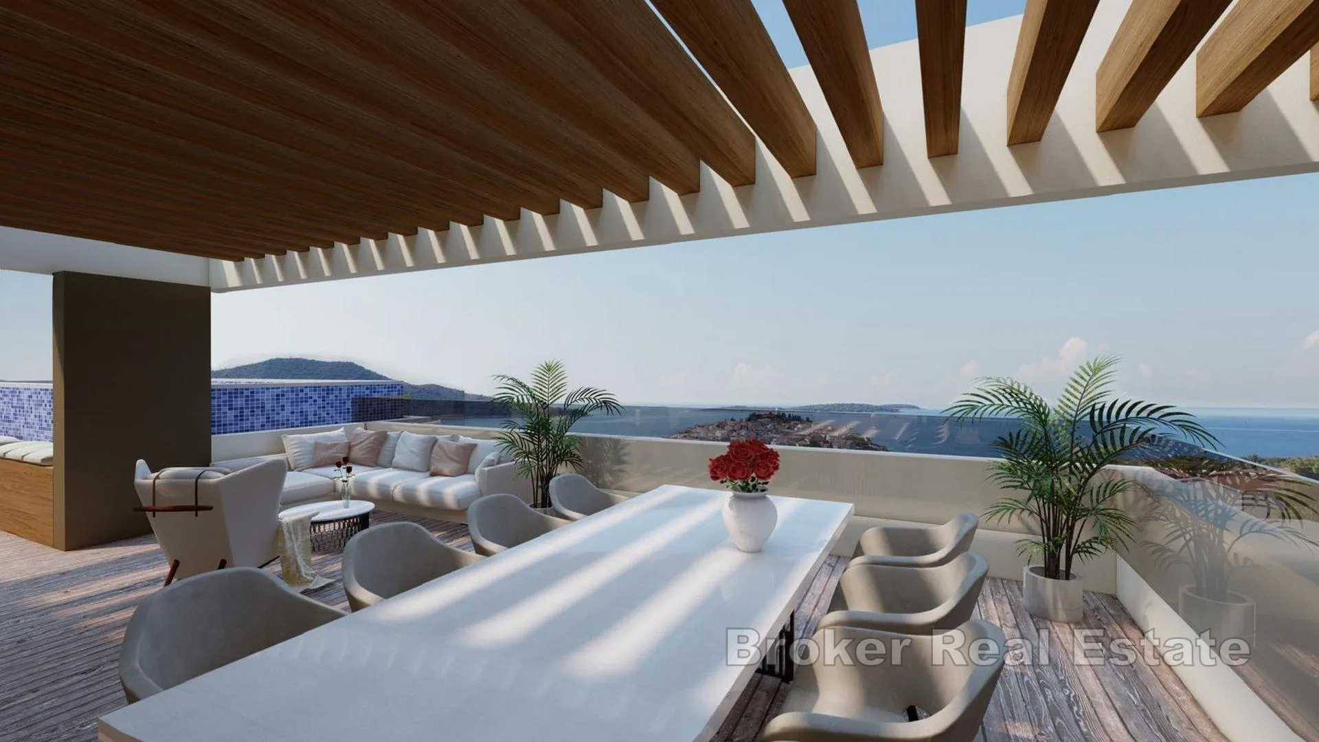 luksuzni penthouse s pogledom na more - slika 2