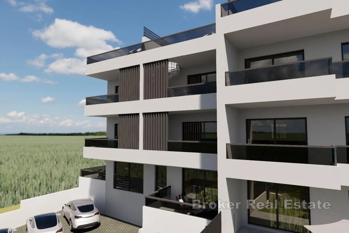 dvosobni penthouse s krovnom terasom i pogledom na more - slika 8