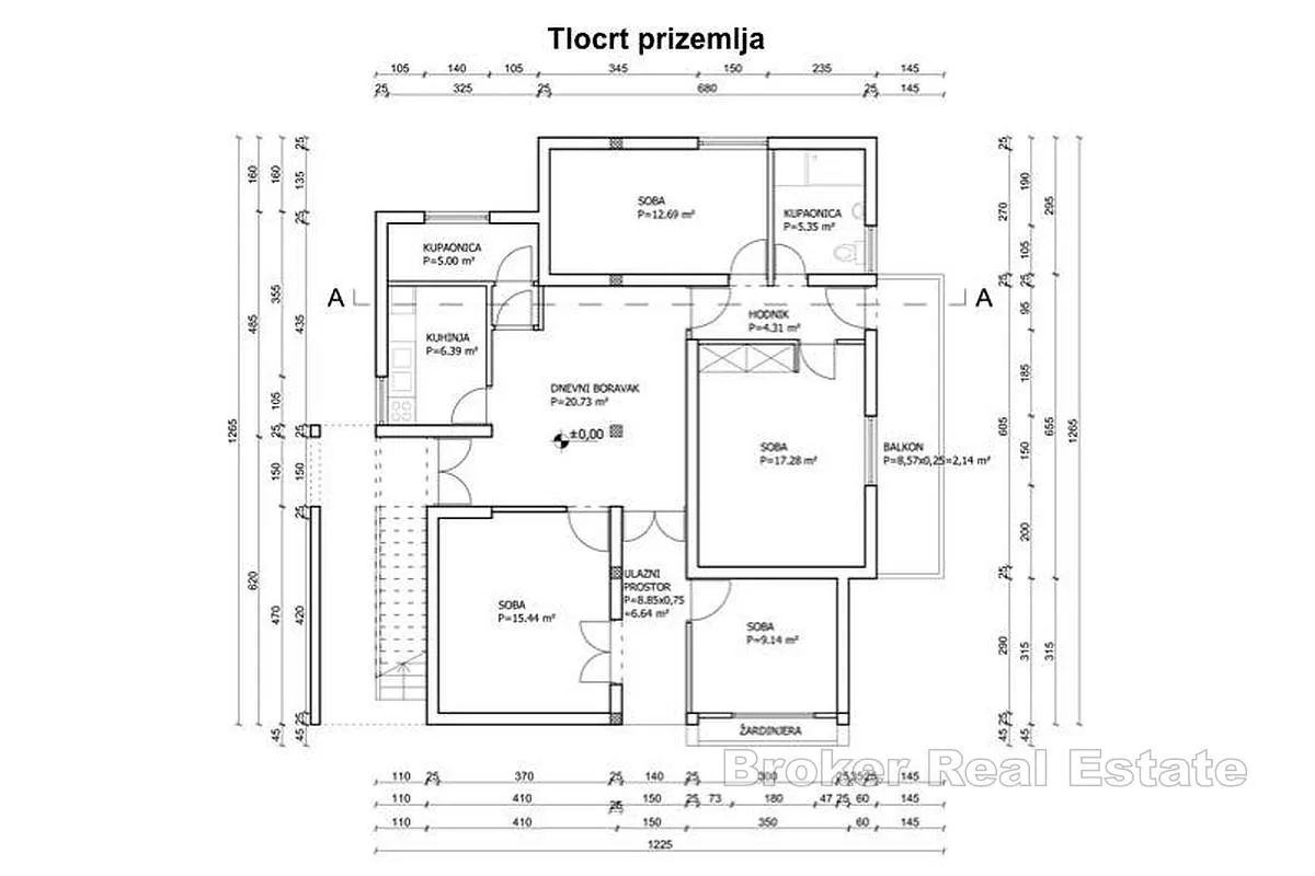 samostojeća apartmanska kuća s pogledom na more - slika 13