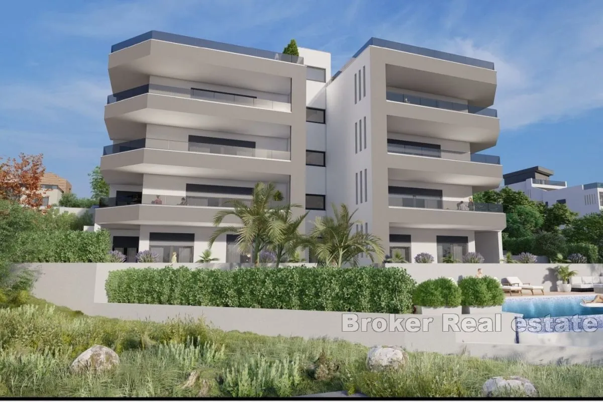 apartmani u izgradnji s bazenom i pogledom na more - slika 3