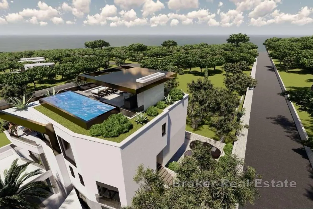 penthouse s krovnom terasom i bazenom - slika 20