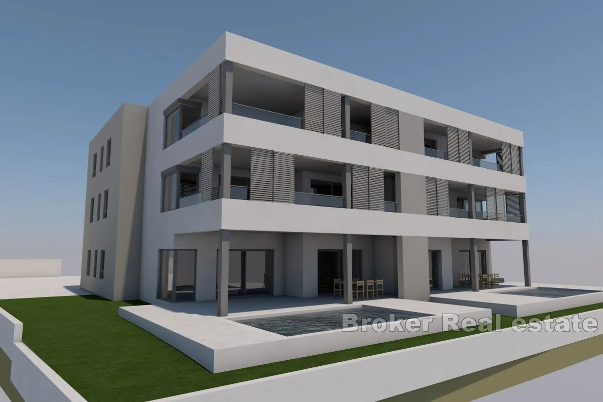 Stanovi u novogradnji s pogledom na more - Vodice