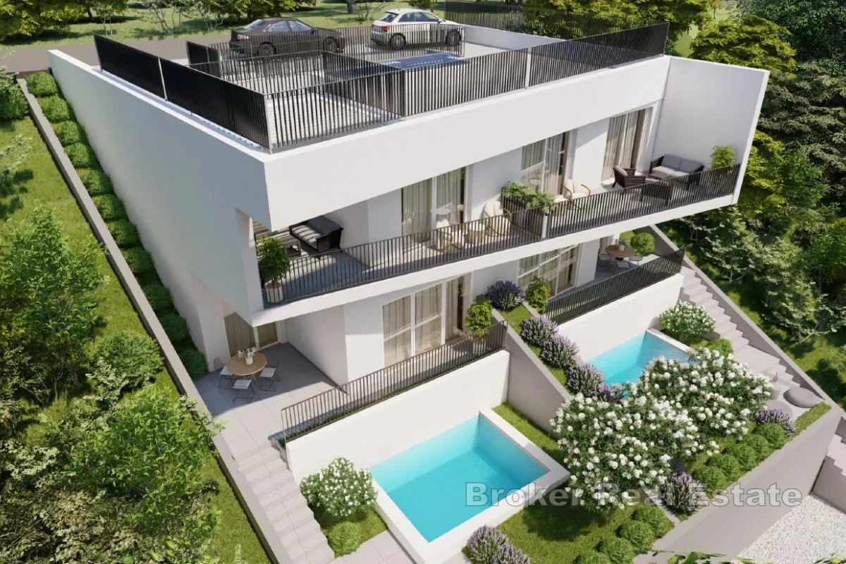 Dvoetažni apartman u drugom redu od mora - Korčula