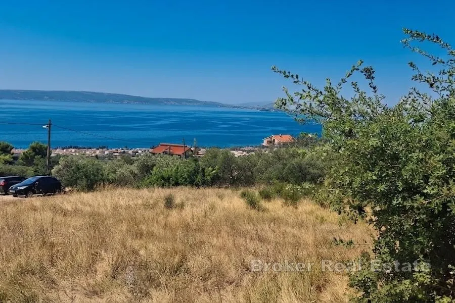 građevinsko zemljište s građevinskom dozvolom i otvorenim pogledom na more - slika 3