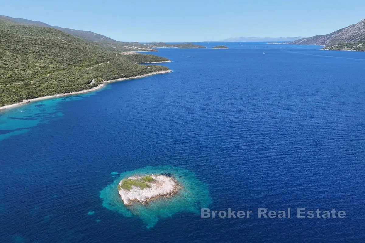 Građevinsko zemljište s pogledom na more - Korčula