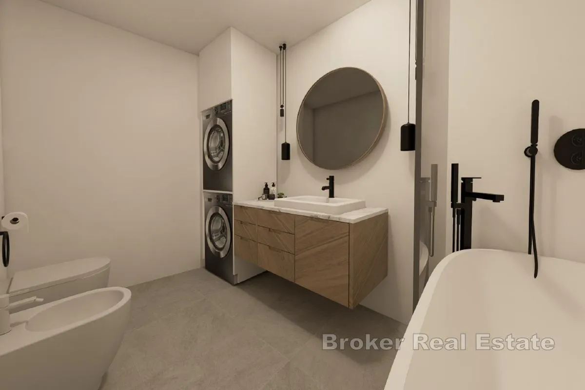 dvoetažni apartman u novogradnji u drugom redu od mora - slika 11