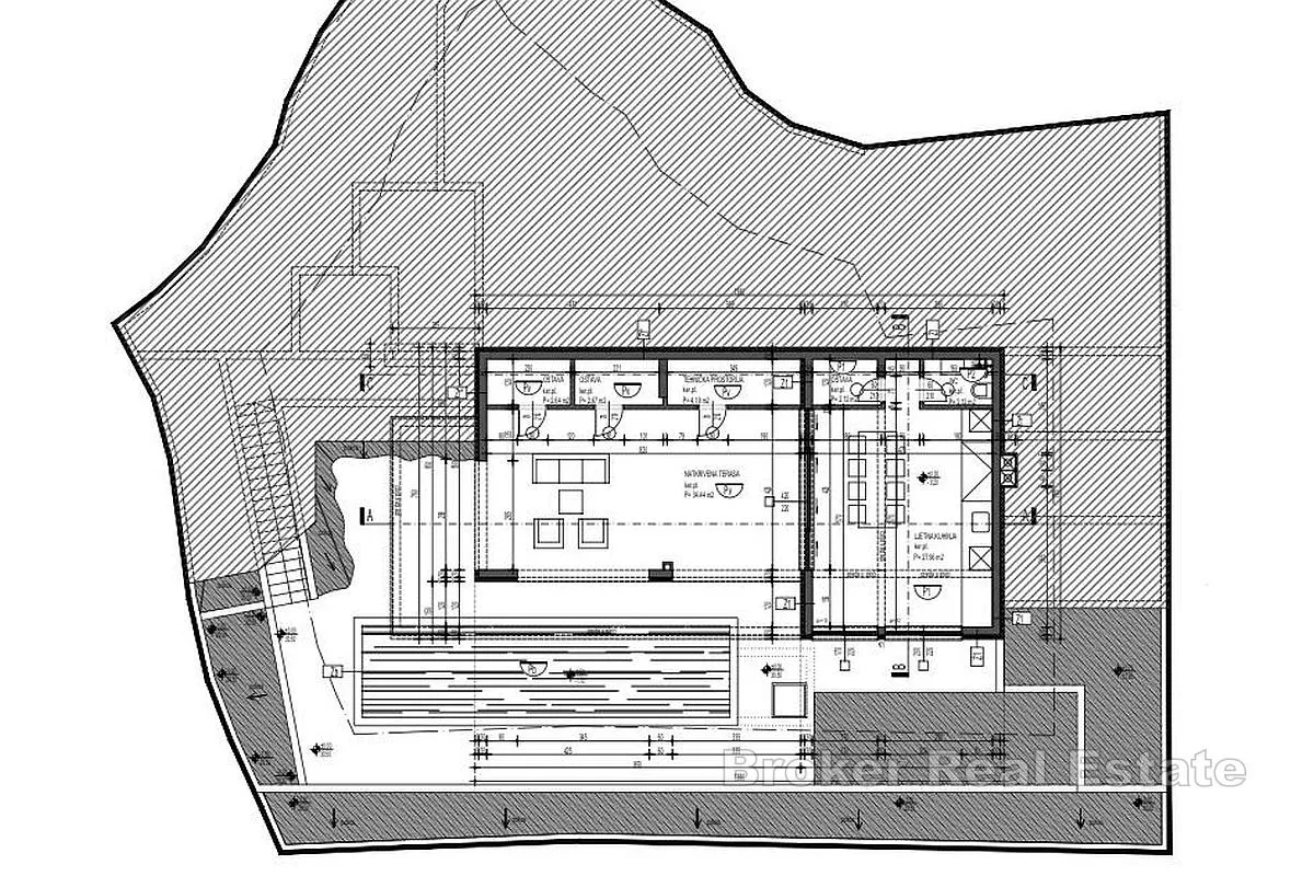 građevinsko zemljište s projektom i panoramskim pogledom na more - slika 6