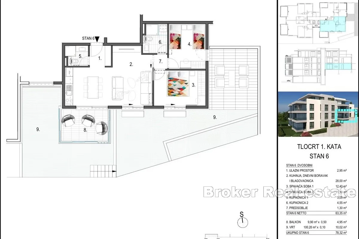 novi apartmani s pogledom na more - slika 9