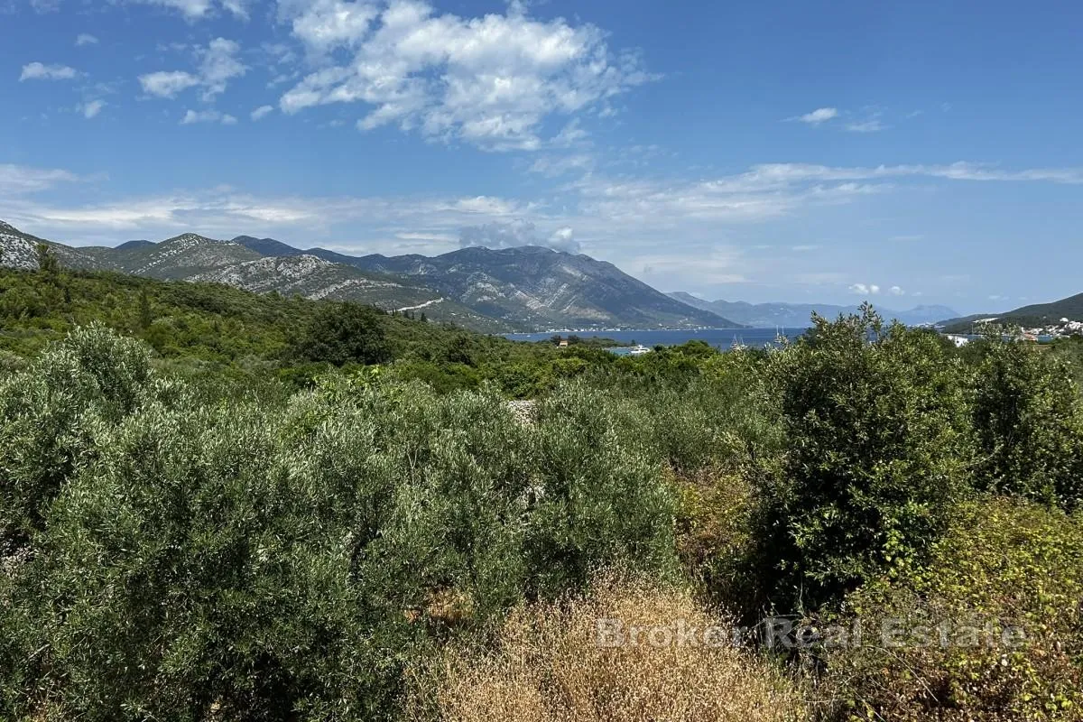 Građevinsko zemljište s pogledom na more - Korčula