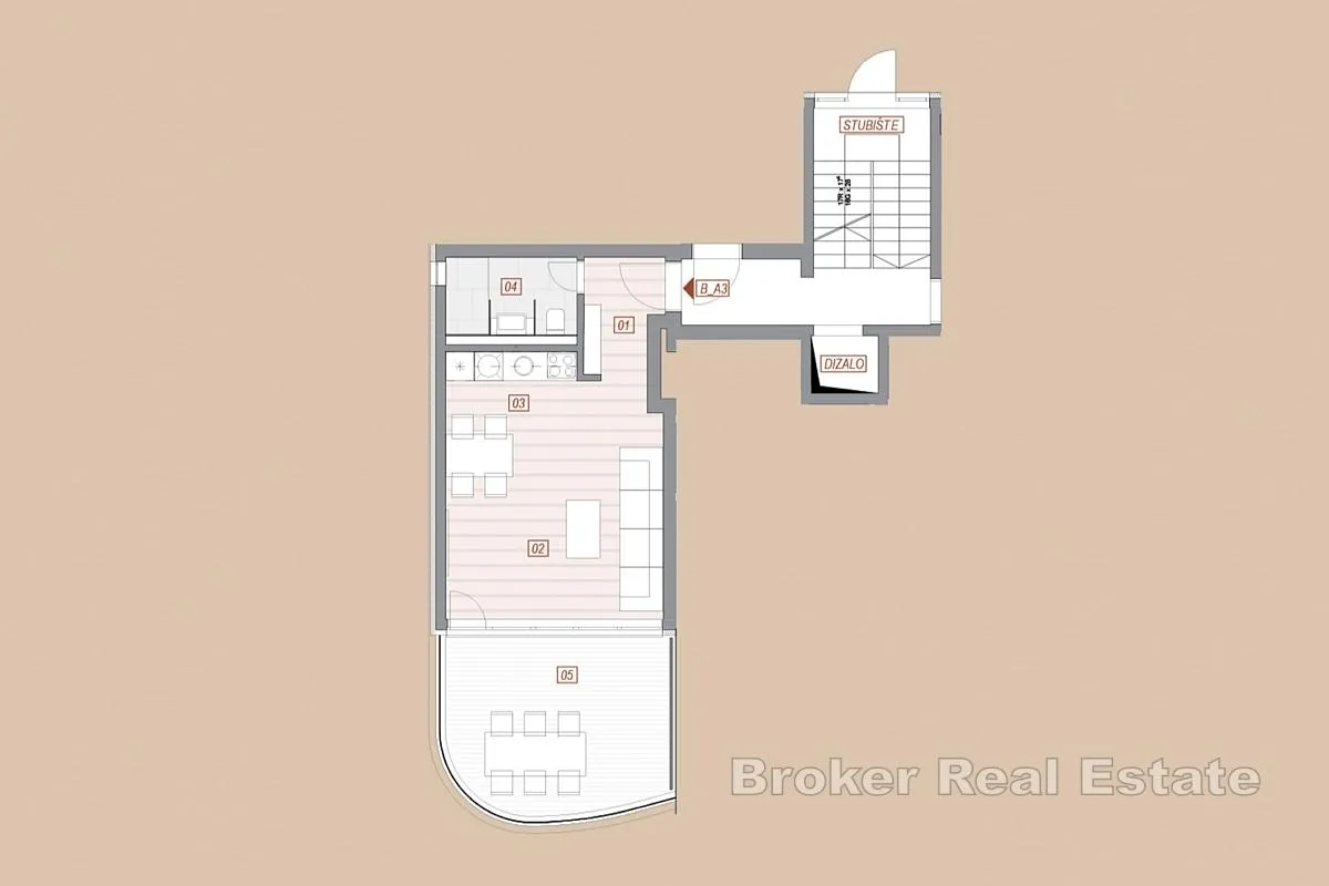 studio apartman s panoramskim pogledom na more i terasom - slika 7