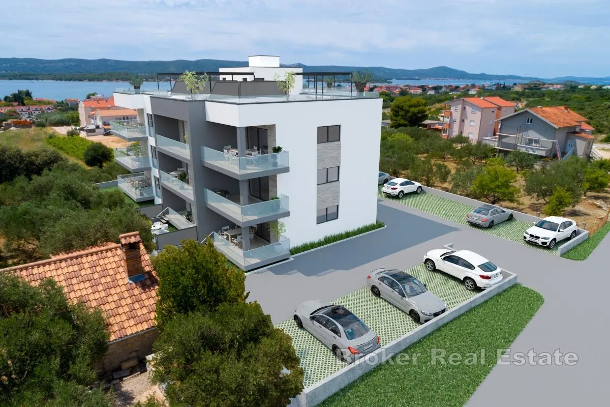 moderan jednosoban stan s otvorenim pogledom na more - slika 3